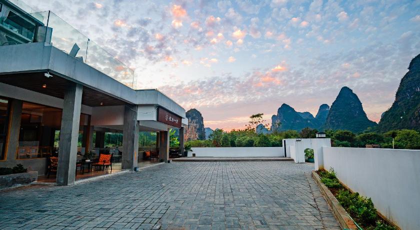 양숴 / 양삭 YangShuo Waterside Boutique Hotel 호텔 전망