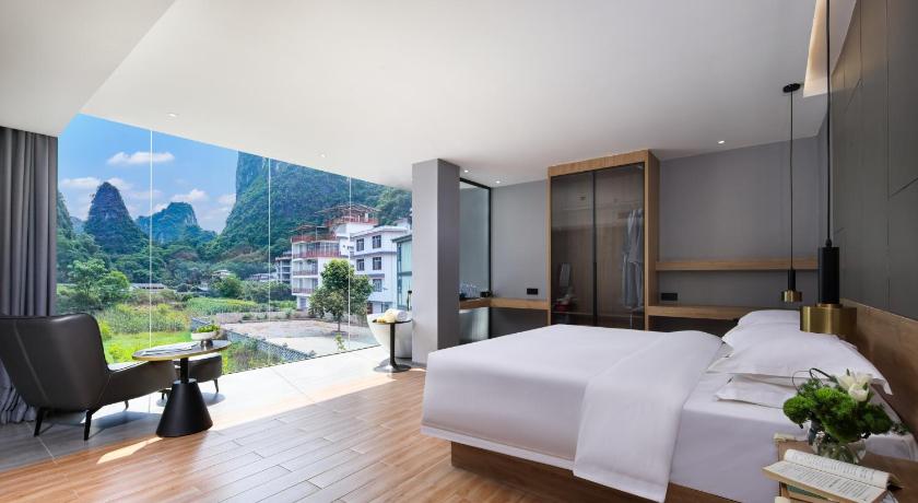 陽朔 Lanshan Moon Resort ホテル ロビー