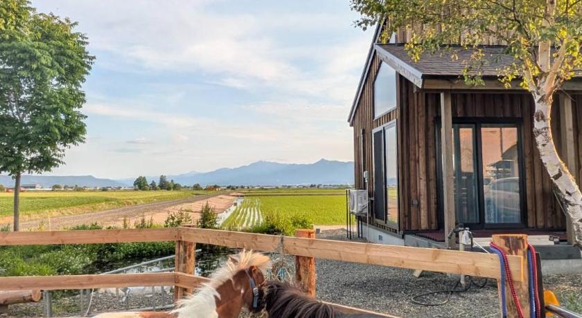 HORSE STAY LODGE kamifurano 山々とミニチュアホースを眺めて過ごす新築一棟貸 ホースステイロッジ上富良野