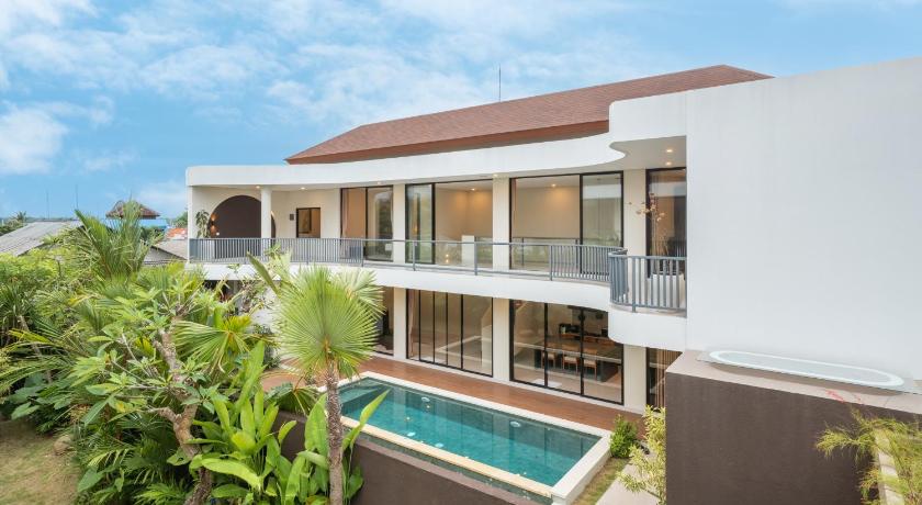 Tampilan Modern 3BR Villa Private Pool Serangan Beach
