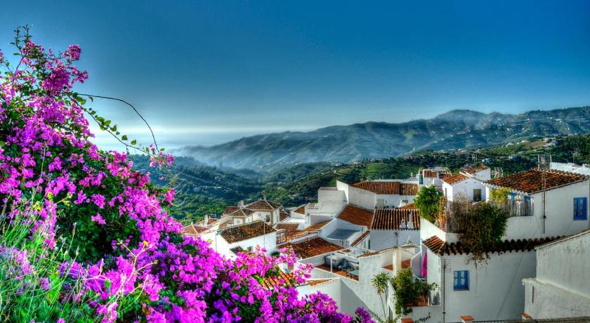 a view from the balcony of a house, Millers of Frigiliana in Nerja
