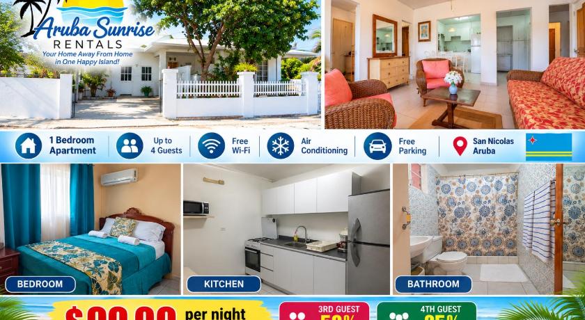 Aruba SunRise 1BR Rentals - San Nicolas