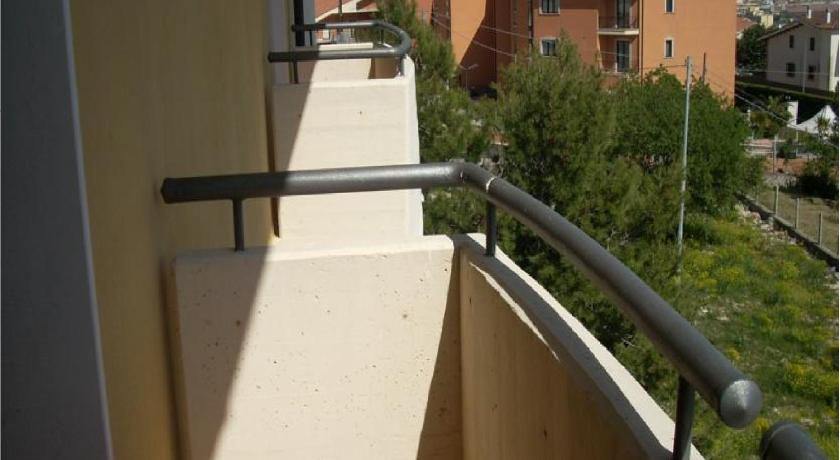 a view from a balcony of a building, Hotel Dei Cappuccini in San Giovanni Rotondo