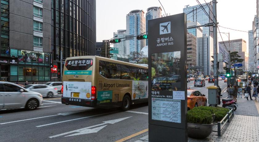 ソウル Myeongdong Sunshine Guesthouse  2つ星 ホテル レストラン