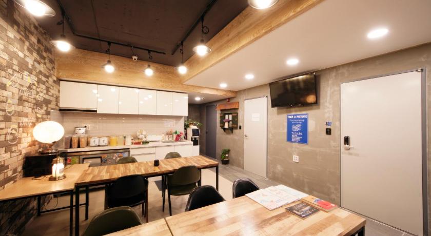 釜山 K Guesthouse Seomyeon 2星级 酒店 餐厅