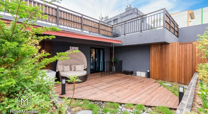 プサン Hotel Marcher 3つ星 ホテル 外観