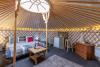 Yurt with a river view
