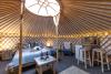 Yurt with a river view