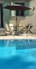 Gastouri Villa Pascalia with heated pool in October and views