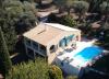 Gastouri Villa Pascalia with heated pool in October and views