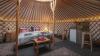 Yurt with a river view