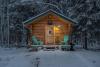 Studio Log Cabin With Aurora Views