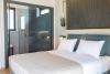 Olive green villas