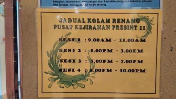 Kolam renang presint 11