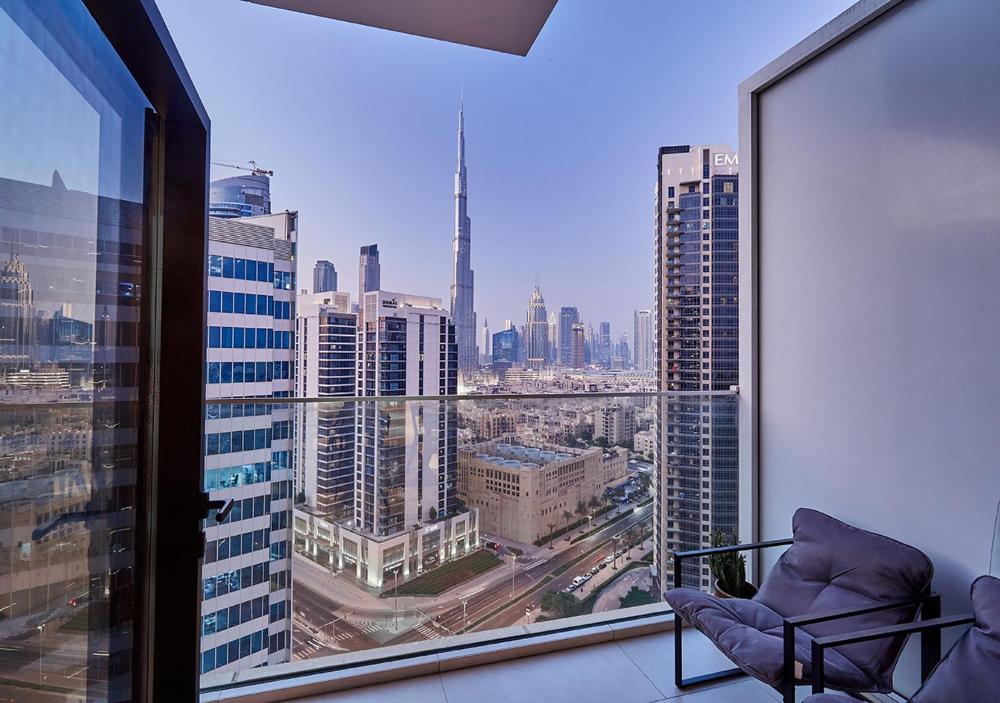 Luxury Studios with Burj Khalifa View or Canal view - Marquise Square Tower