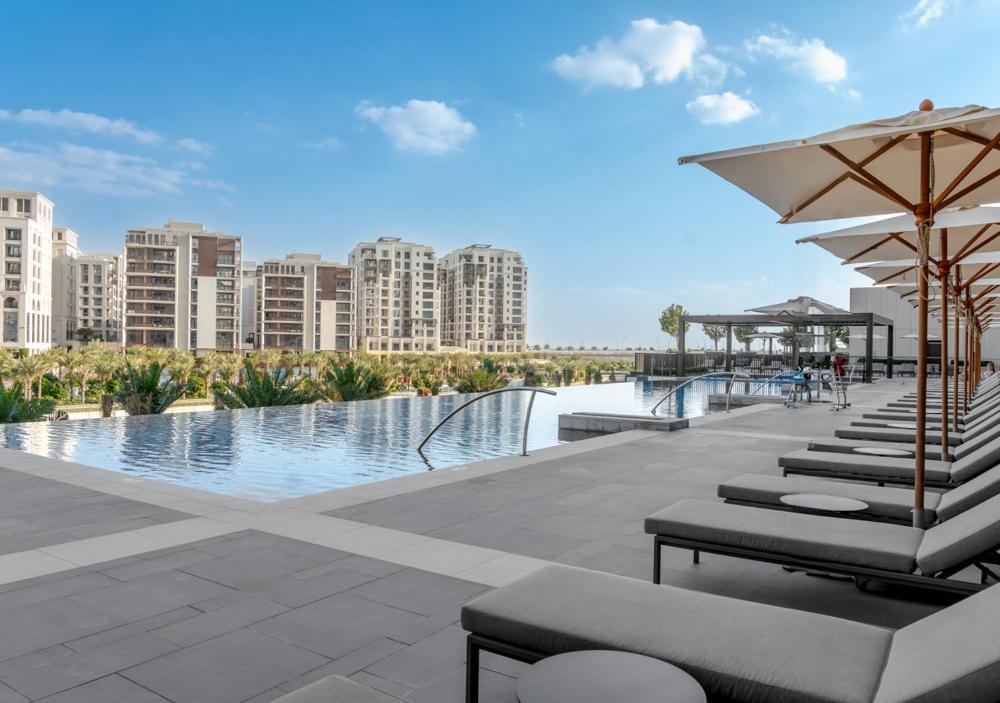 Lux 1BR Apartment with Amazing view in Palace Residences Creek Harbor