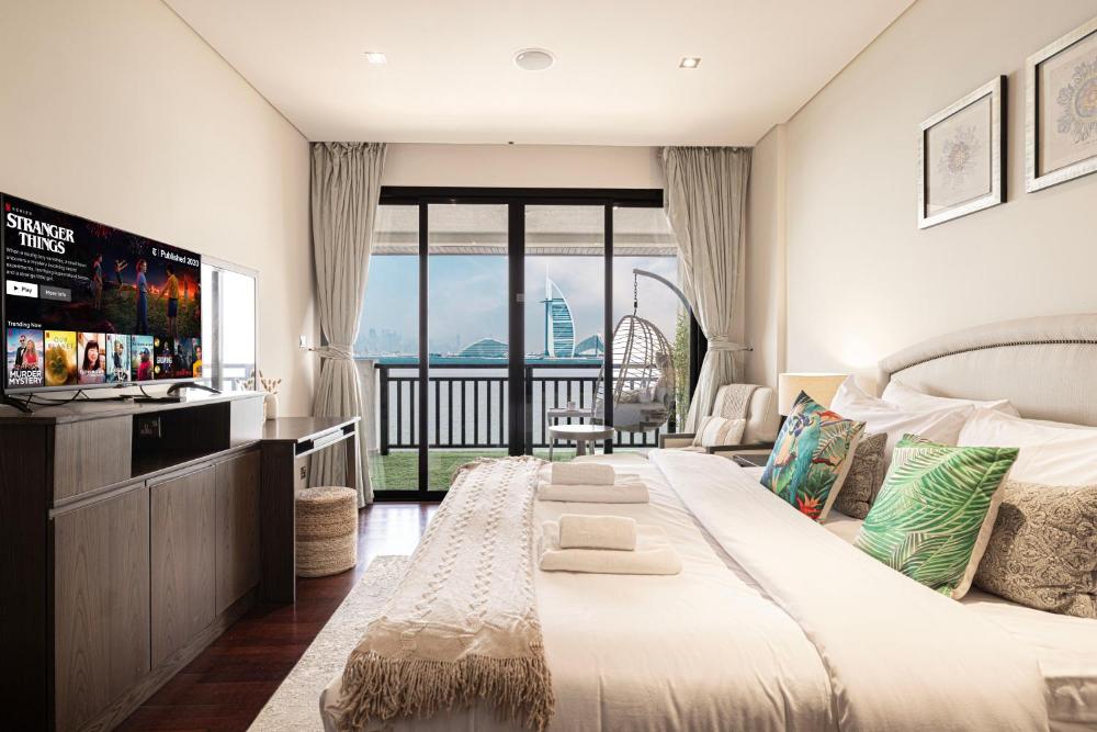 Beachfront Residences with Full Sea and Burj AlArab Views in Luxury Resort
