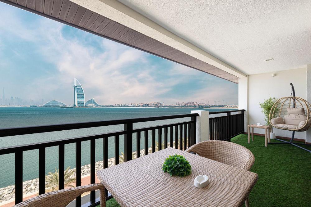 Beachfront Residences with Full Sea and Burj AlArab Views in Luxury Resort