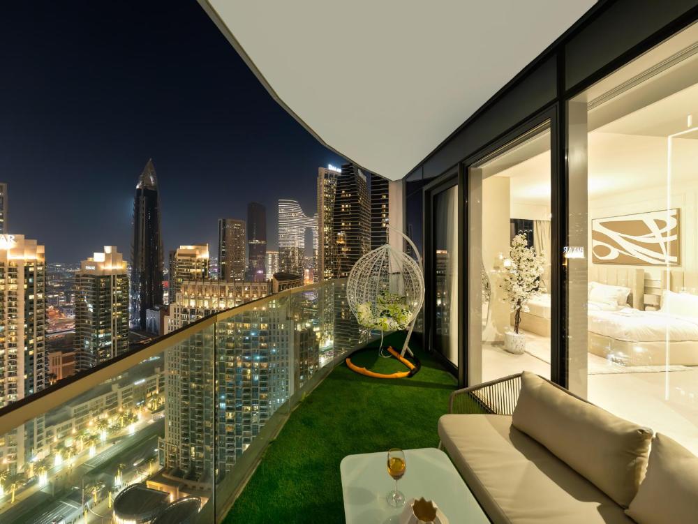 Skyline Serenity Holiday Home I Grandeur 2 Bedroom Apartments I Burj Khalifa & Fountain Views I Free