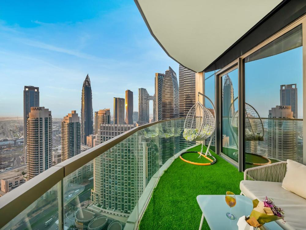 Skyline Serenity Holiday Home I Grandeur 2 Bedroom Apartments I Burj Khalifa & Fountain Views I Free