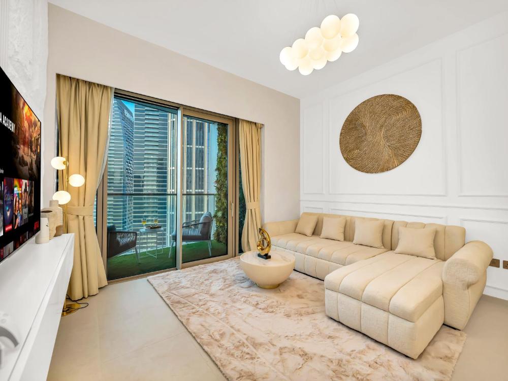 Skyline Serenity Holiday Home I Grandeur 2 Bedroom Apartments I Burj Khalifa & Fountain Views I Free
