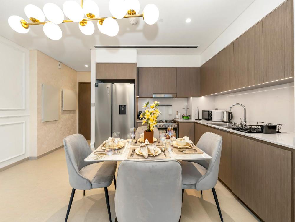Skyline Serenity Holiday Home I Grandeur 2 Bedroom Apartments I Burj Khalifa & Fountain Views I Free