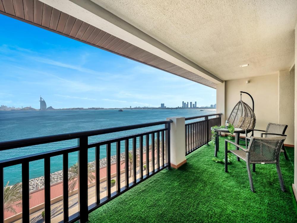 Beachfront Residences with Full Sea and Burj AlArab Views in Luxury Resort