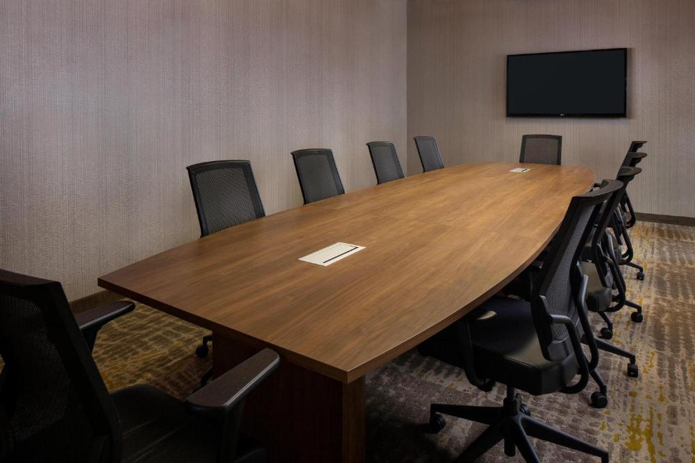 SpringHill Suites boardroom with conference table