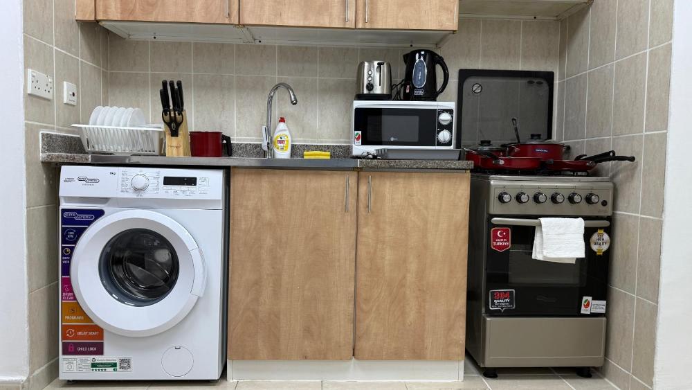 O07 Luxury Furnished Studio Apartment near bus stop Garden view Persia Cluster