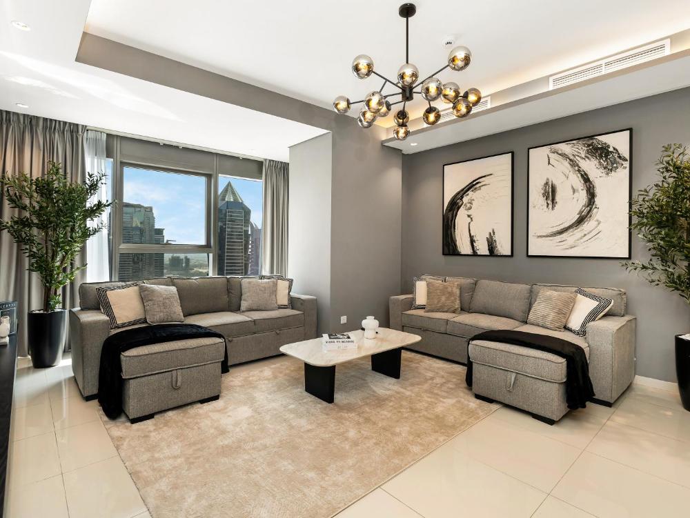 WonderfulStay at Paramount Residences - Highest Infinity Pool - Burj Khalifa View - Brand New Luxury