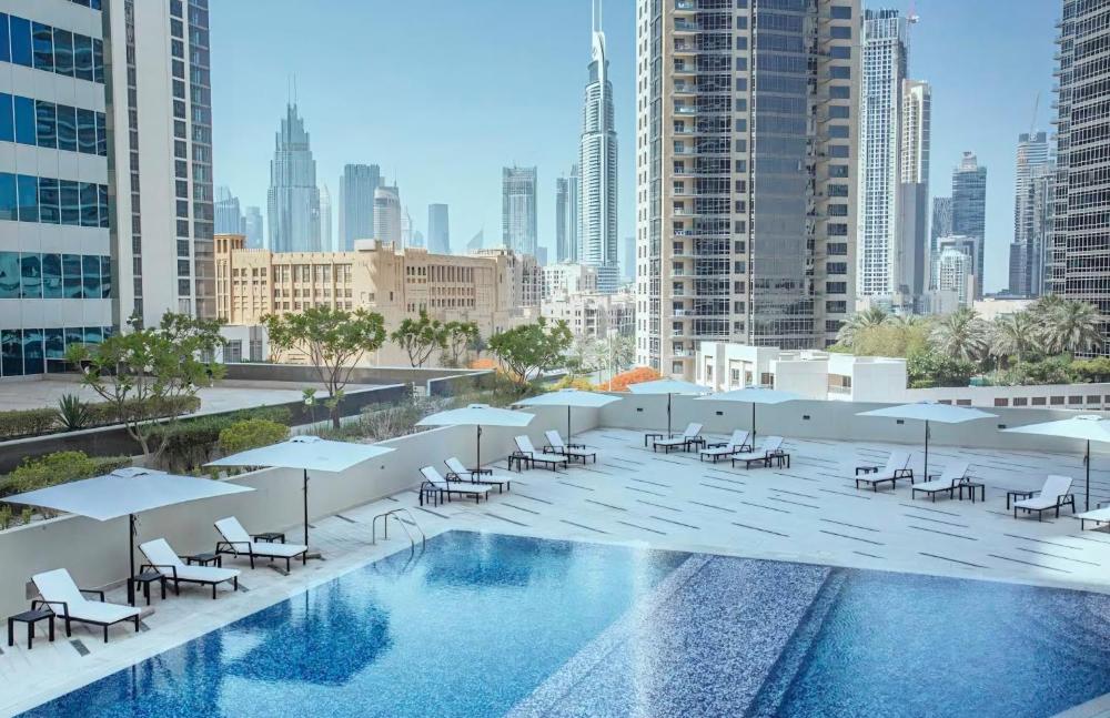Luxury Studios with Burj Khalifa View or Canal view - Marquise Square Tower
