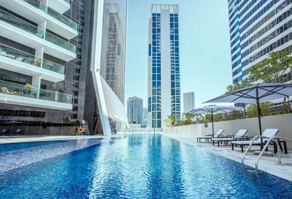 Luxury Studios with Burj Khalifa View or Canal view - Marquise Square Tower