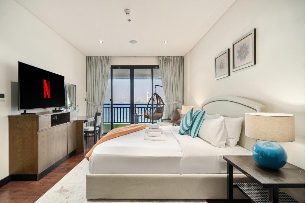 Beachfront Residences with Full Sea and Burj AlArab Views in Luxury Resort