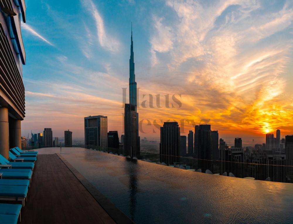 Paramount Midtown Hotel - Luxury Apartments & Infinity Pool with Burj Khalifa View