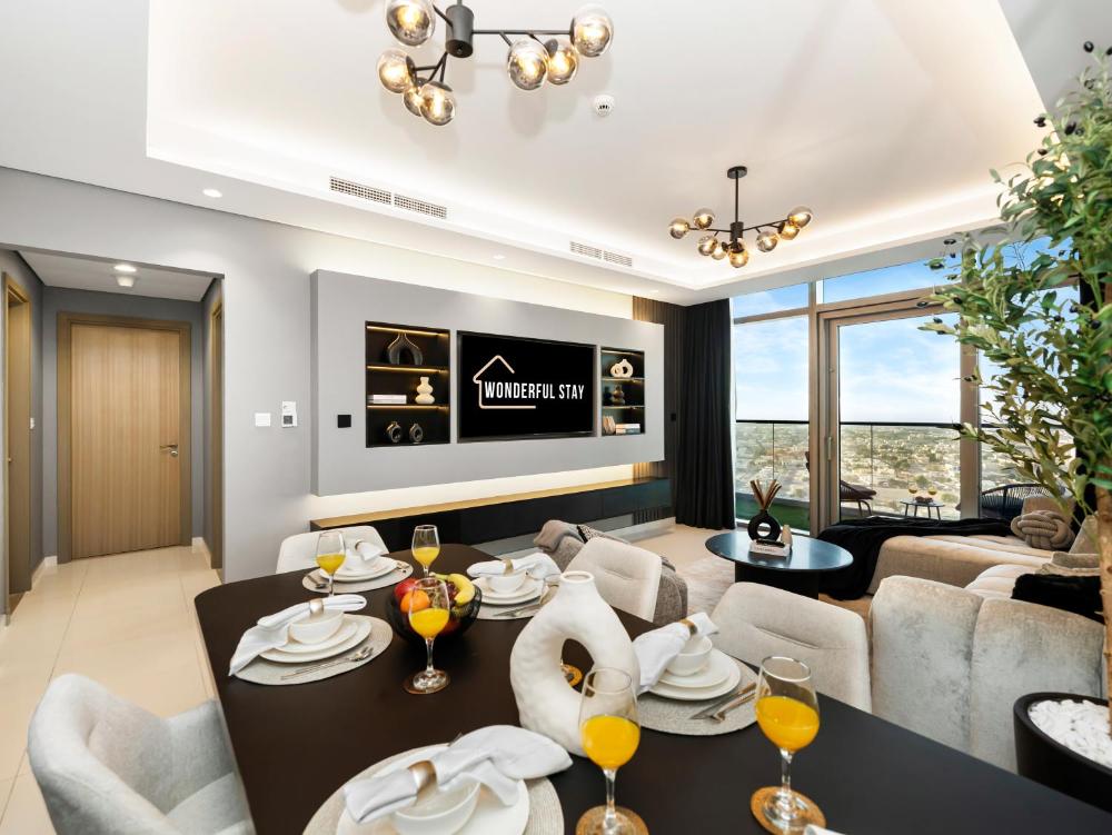 WonderfulStay at Paramount Residences - Highest Infinity Pool - Burj Khalifa View - Brand New Luxury
