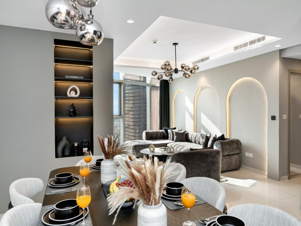 WonderfulStay at Paramount Residences - Highest Infinity Pool - Burj Khalifa View - Brand New Luxury