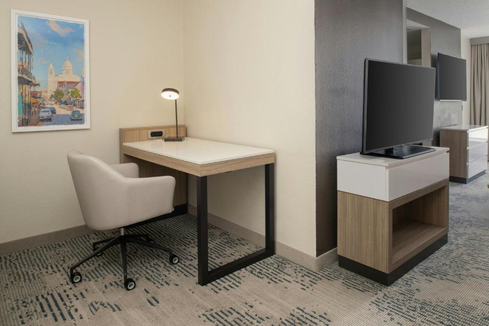 In-room workspace at SpringHill Suites New Orleans
