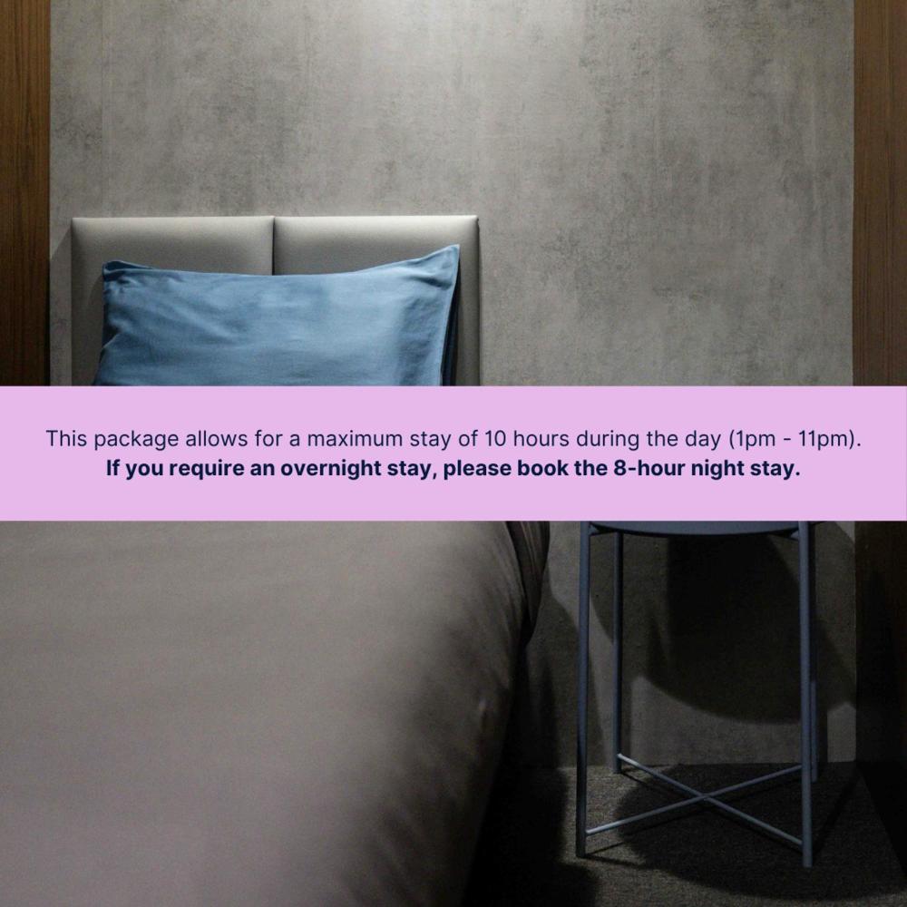 Sleepover Terminal 1, Concourse D – formerly sleep ‘n fly