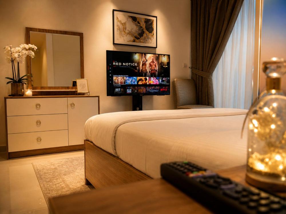 Heaven Escape surrounded by stunning golf view High floor -Netflix-GYM-pool -perfect vacations