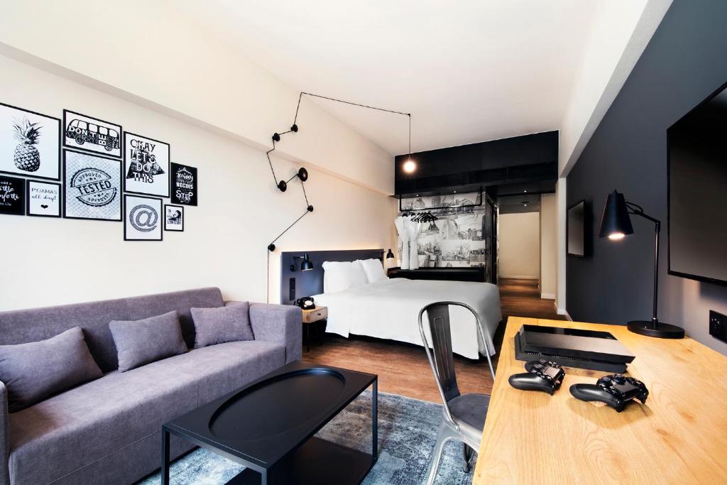 Двухместный (Номер Penta PlayerPad с кроватью размера «king-size»), pentahotel Hong Kong, Tuen Mun
