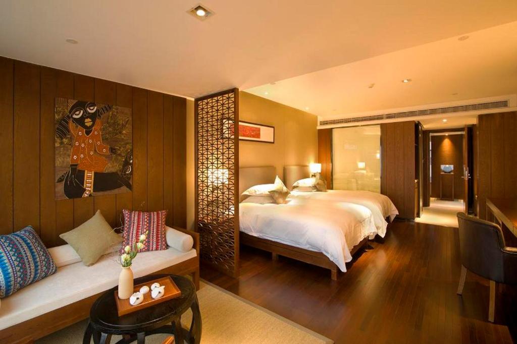 Двухместный (Двухместный номер Делюкс с 2 отдельными кроватями), SSAW Boutique Hotel Hangzhou Wildwind
