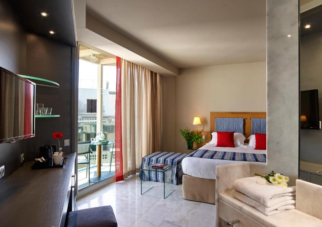 Одноместный (Одноместный номер с видом на город), Kyma Suites Beach Hotel
