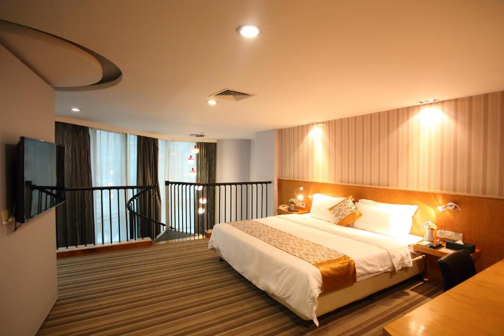 Трехместный (Роскошный трехместный номер), Shanshui Trends Hotel East Station
