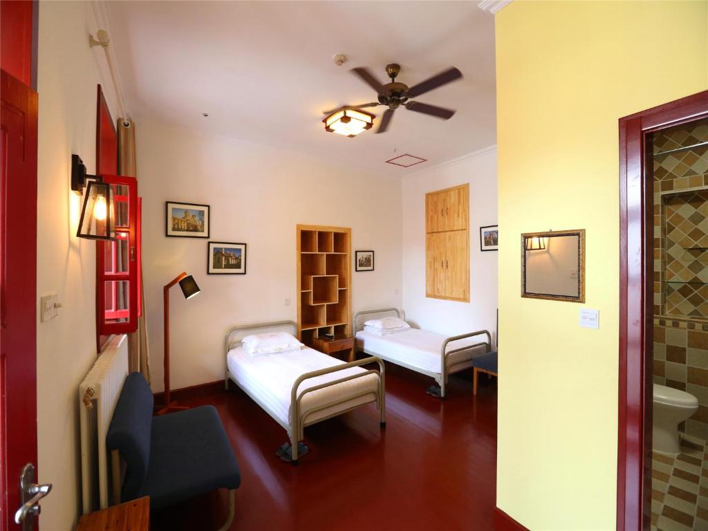 Двухместный (Двухместный номер с 2 отдельными кроватями), Wheat Youth Hostel