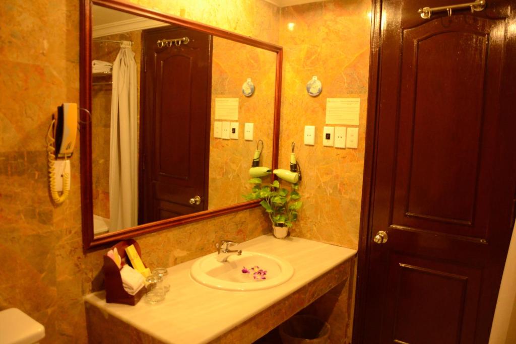 Двухместный (Двухместный номер Делюкс с 1 кроватью), Saigontourane Hotel