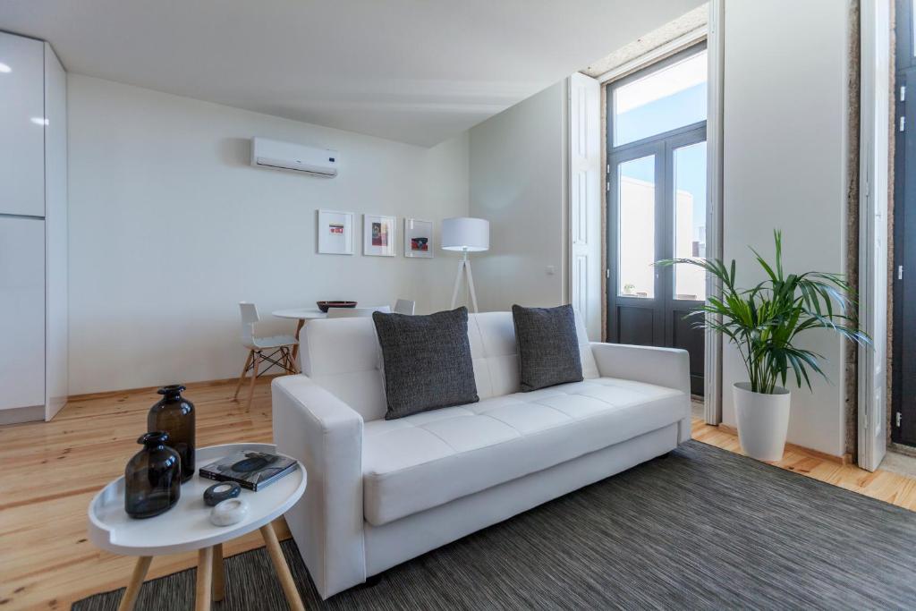 Апартаменты (Апартаменты Делюкс с 1 спальней, террасой и видом на сад), BO - Marquês Apartments