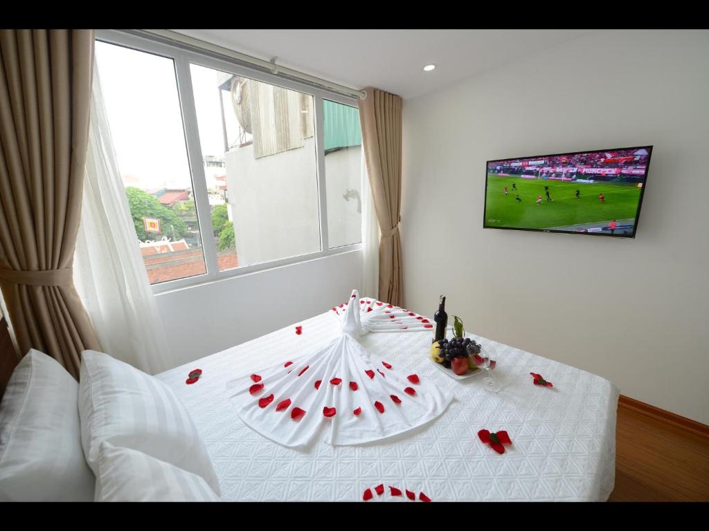 Двухместный (Улучшенный двухместный номер с 1 кроватью), Hanoi Golden Hostel