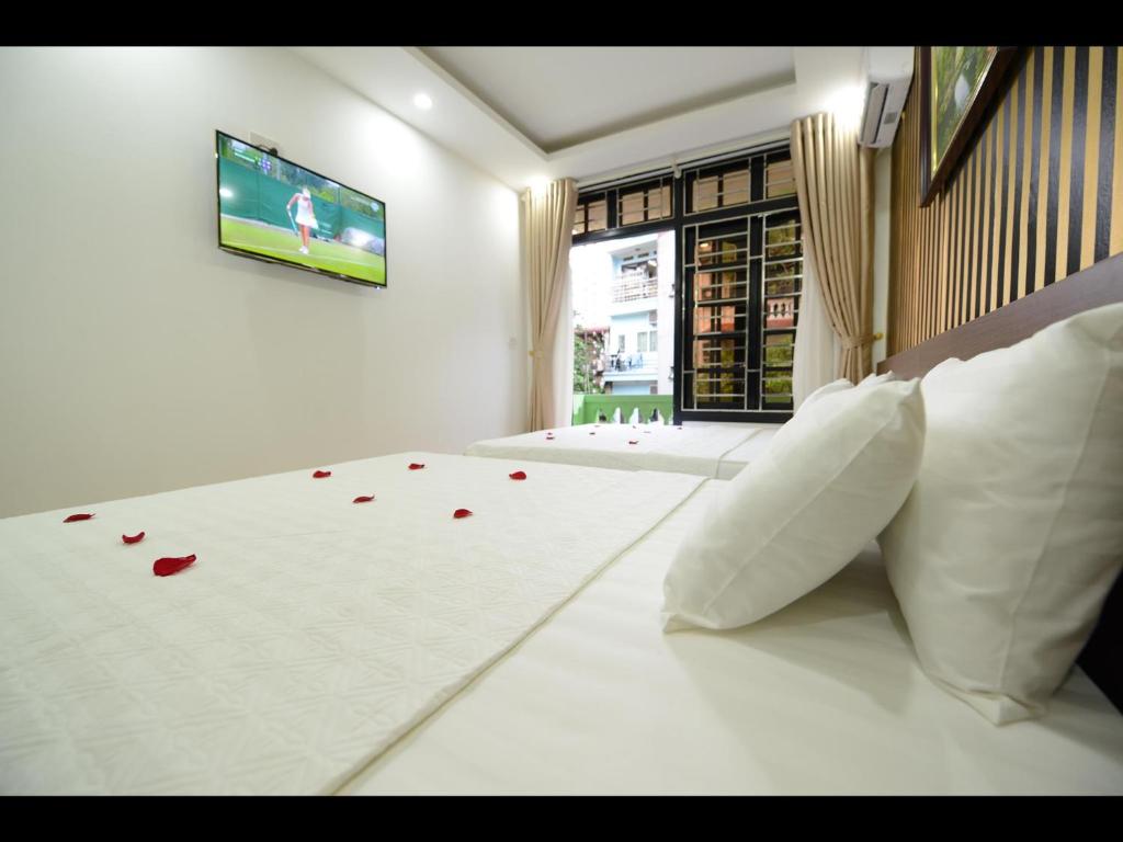 Двухместный (Двухместный номер Делюкс с 2 отдельными кроватями), Hanoi Golden Hostel