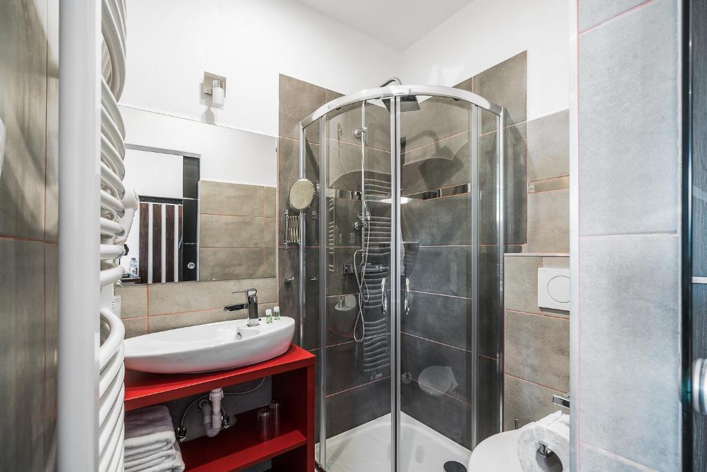 Двухместный (Двухместный номер с 1 кроватью и балконом), Hotel Apartments Benešova 6