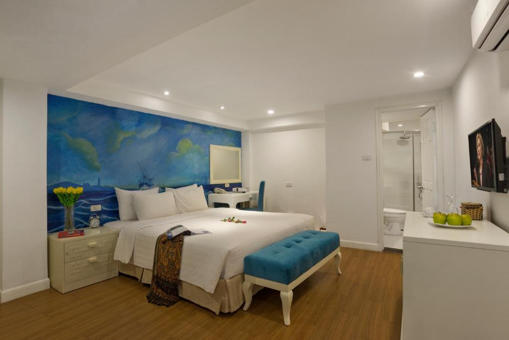 Двухместный (Номер Делюкс - Первый этаж), Hanoi La Selva Hotel